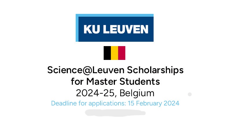 Science@Leuven Scholarships: Unveiling Opportunities for International Students in Belgium